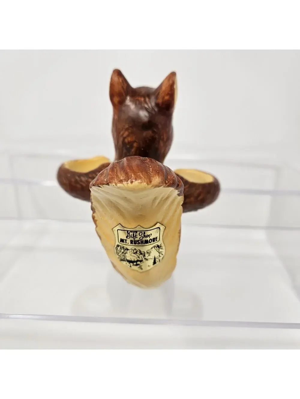 Vntg Squirrel With Acorns Salt and Pepper Set Victoria Ceramics Japan Souvenir